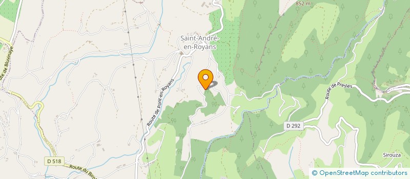 localisation de l'entreprise SCI LE ROCHER  SAINT-ANDRE-EN-ROYANS