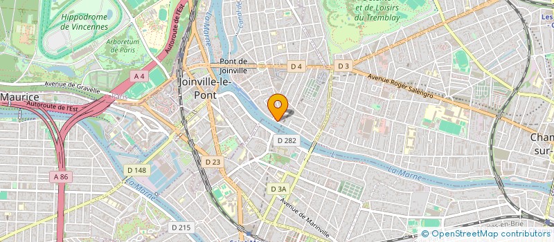 localisation de l'entreprise SCI LE ROCHER à JOINVILLE-LE-PONT
