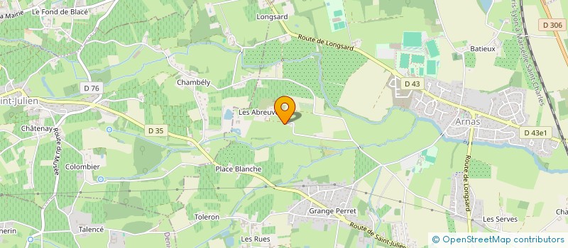 localisation de l'entreprise SCI LE ROCHER  ARNAS