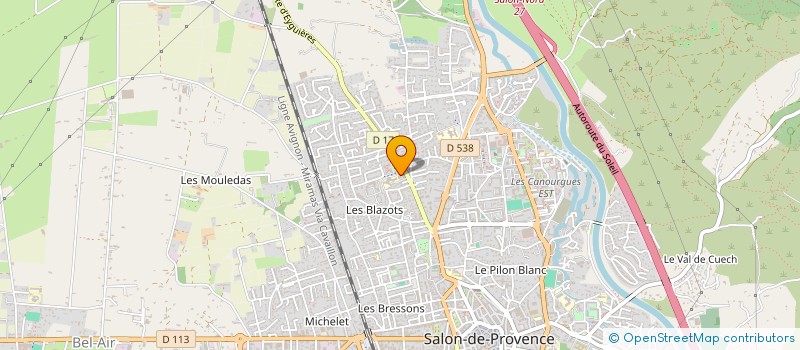 localisation de l'entreprise SCI LE ROCHER  SAINT-RAPHAEL