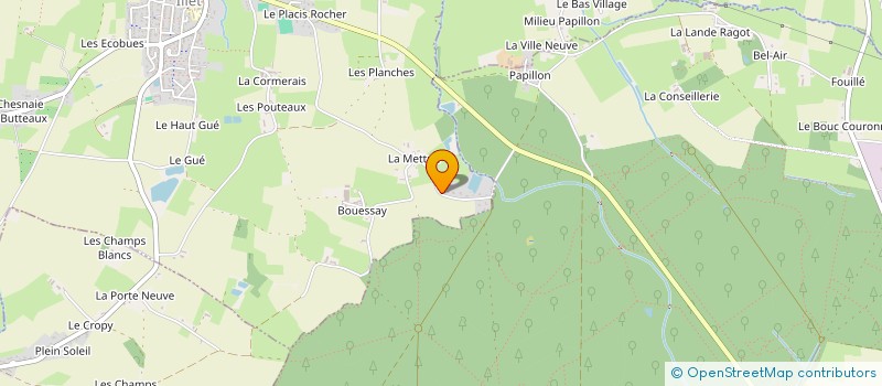 localisation de l'entreprise SCI LE ROCHER  CHASNE-SUR-ILLET