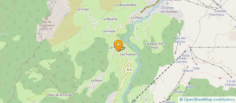 localisation de l'entreprise SCI LE ROCHER BLANC à LE GRAND-BORNAND