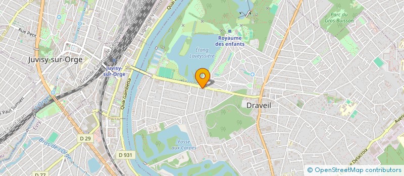 localisation de l'entreprise SCI LE ROCHER MAZARIN à DRAVEIL