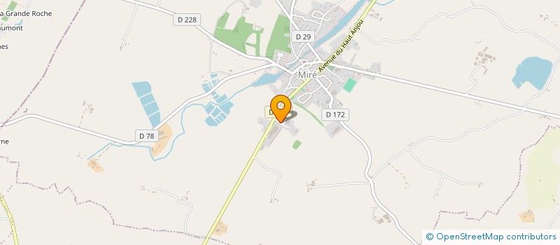 localisation de l'entreprise SCI LE ROCHEREAU  ANGOULINS