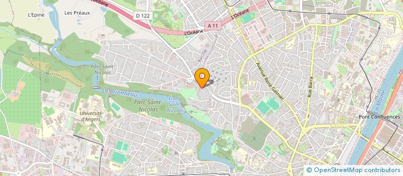 localisation de l'entreprise SCI LE ROCHEREAU à AVRILLE