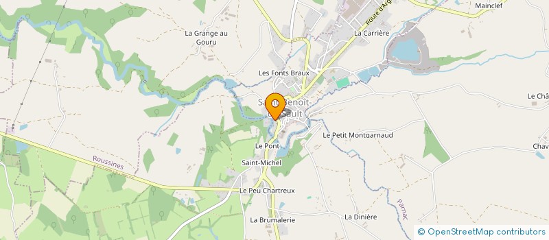 localisation de l'entreprise SCI LE ROCHILLON à MOUHET