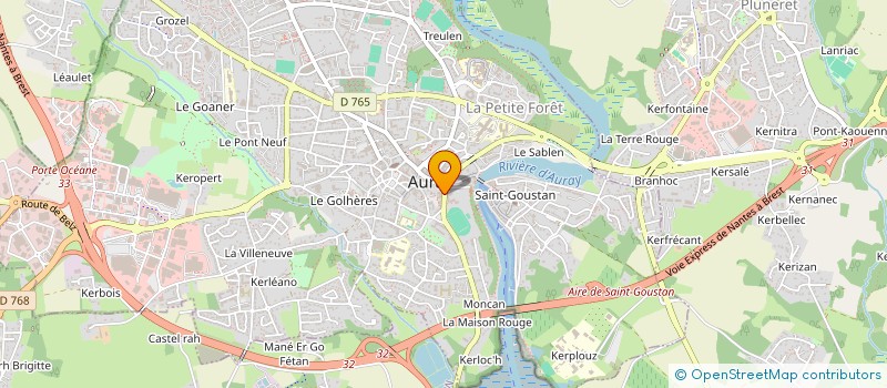 localisation de l'entreprise SCI LE ROL à AURAY