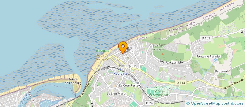 localisation de l'entreprise SCI LE ROLAND GARROS  HOULGATE