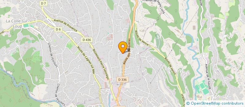 localisation de l'entreprise SCI LE ROLLIER à SAINT-PAUL-DE-VENCE