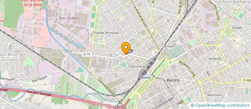 localisation de l'entreprise SCI LE ROMAIN  REIMS