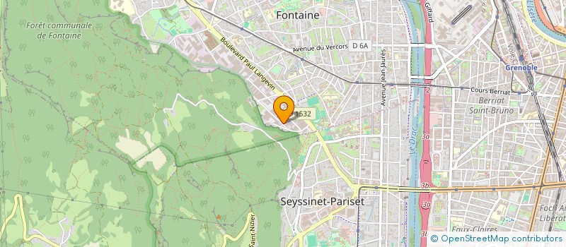 localisation de l'entreprise SCI LE ROMARIN à FONTAINE
