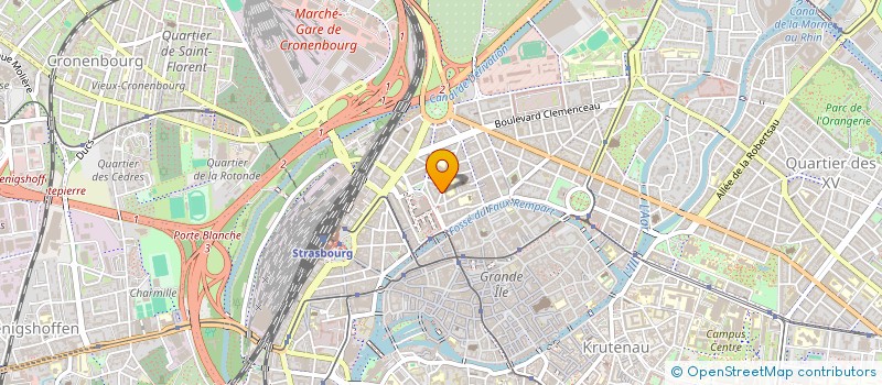 localisation de l'entreprise SCI LE ROMARIN à STRASBOURG