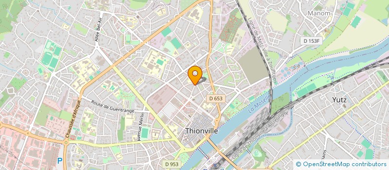 localisation de l'entreprise SCI LE ROND BOIS à THIONVILLE