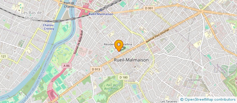 localisation de l'entreprise SCI LE ROND BUISSON à RUEIL-MALMAISON
