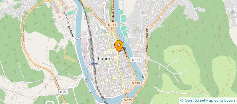 localisation de l'entreprise SCI LE ROND POINT  CAHORS