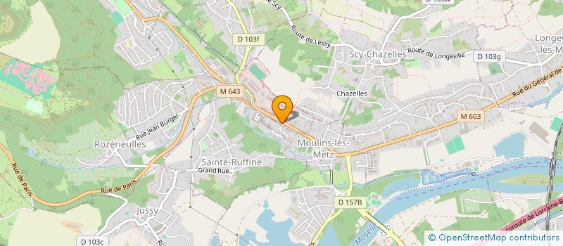 localisation de l'entreprise SCI LE ROND POINT  CHATEL-SAINT-GERMAIN