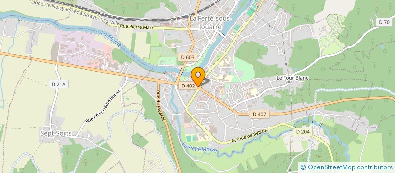 localisation de l'entreprise SCI  LE ROND POINT DE CONDE  LA FERTE-SOUS-JOUARRE