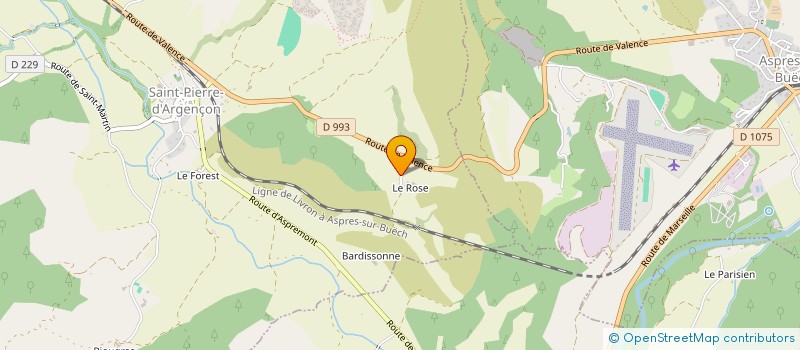 localisation de l'entreprise SCI LE ROSE  SAINT-JULIEN-EN-BEAUCHENE