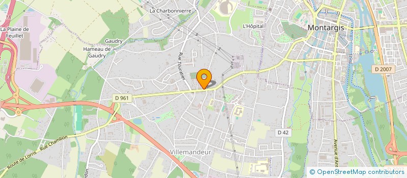 localisation de l'entreprise SCI LE ROSEAU à VILLEMANDEUR