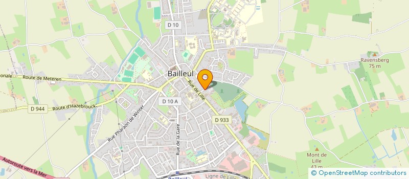 localisation de l'entreprise SCI LE ROSEAU à BAILLEUL