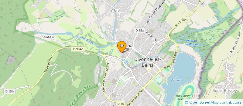 localisation de l'entreprise SCI LE ROSEY  GRILLY