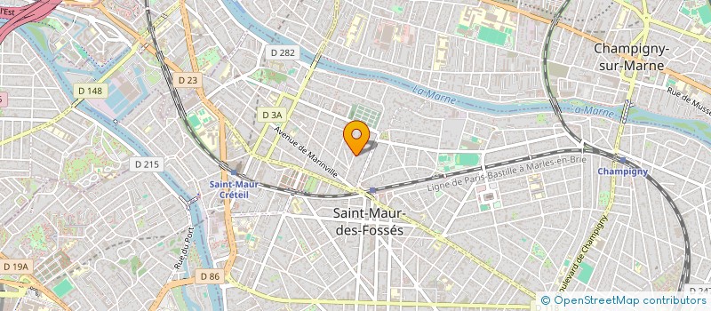 localisation de l'entreprise SCI LE ROSSIGNOL à SAINT-MAUR-DES-FOSSES