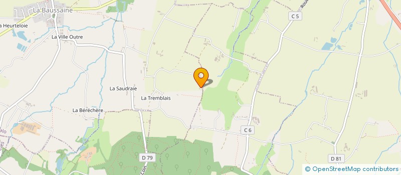 localisation de l'entreprise SCI LE ROSSIGNOL  LA BAUSSAINE