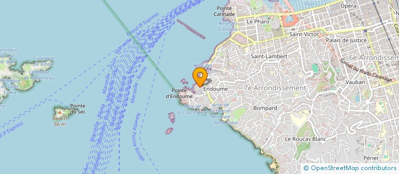 localisation de l'entreprise SCI LE ROUBI à MARSEILLE