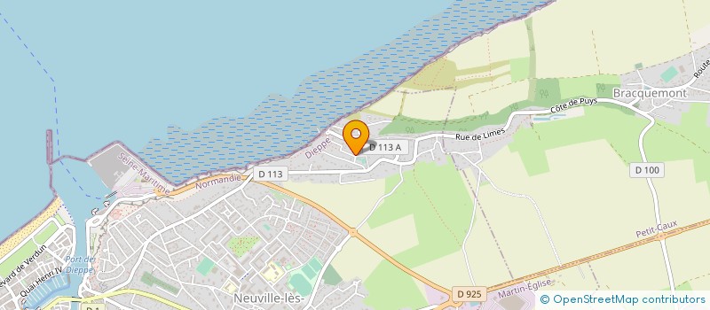 localisation de l'entreprise SCI LE ROUCOULET  DIEPPE