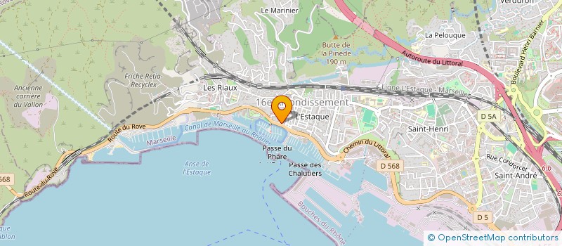 localisation de l'entreprise SCI LE ROUGET à MARSEILLE