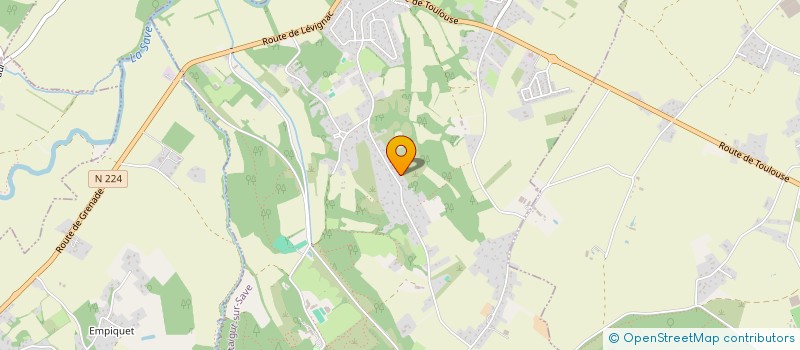 localisation de l'entreprise SCI LE ROUQUET  MONTAIGUT-SUR-SAVE