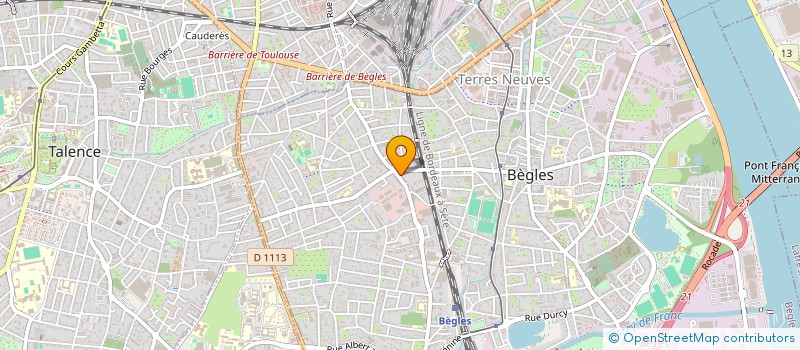 localisation de l'entreprise SCI LE ROUSSEAU à BEGLES