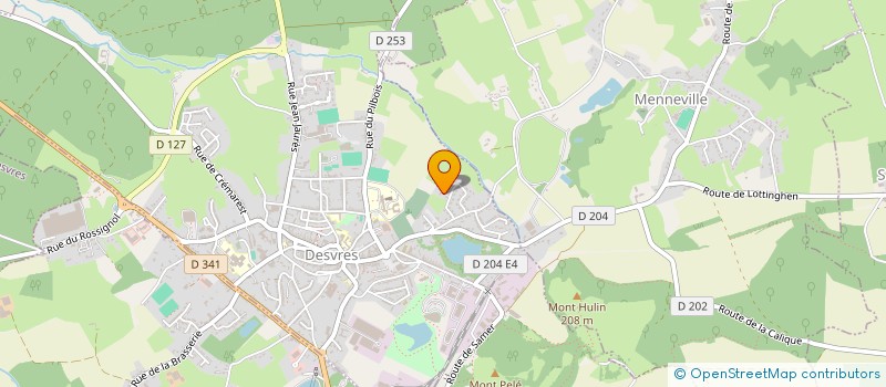 localisation de l'entreprise SCI LE ROUSSEL  DESVRES