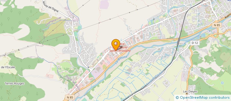 localisation de l'entreprise SCI LE ROUVEYRET à DIGNE-LES-BAINS