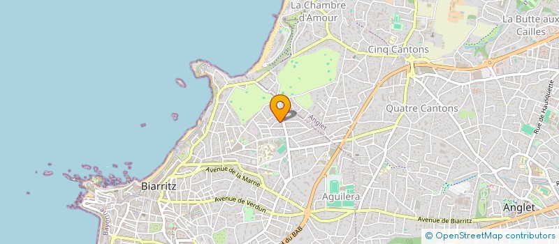 localisation de l'entreprise SCI LE ROUVRE à BIARRITZ