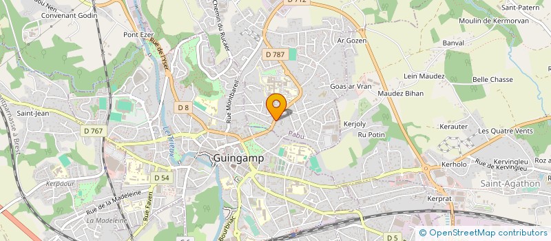 localisation de l'entreprise SCI LE ROUX  PABU