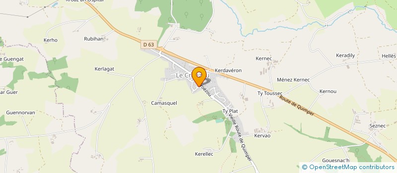 localisation de l'entreprise SCI LE ROUX  PLOGONNEC