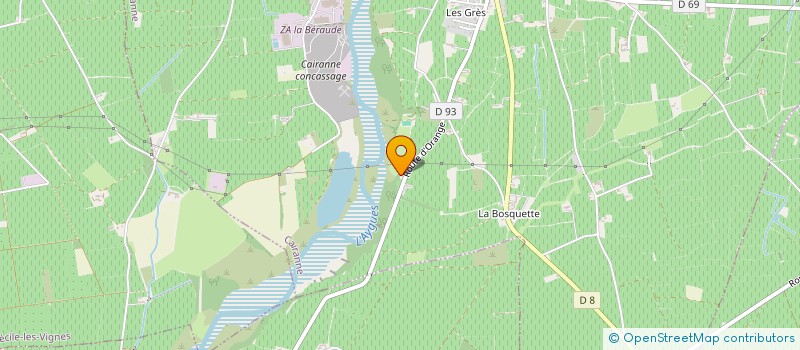 localisation de l'entreprise SCI LE ROUZET 1  CAIRANNE