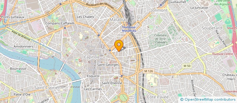 localisation de l'entreprise SCI LE ROUZET à TOULOUSE