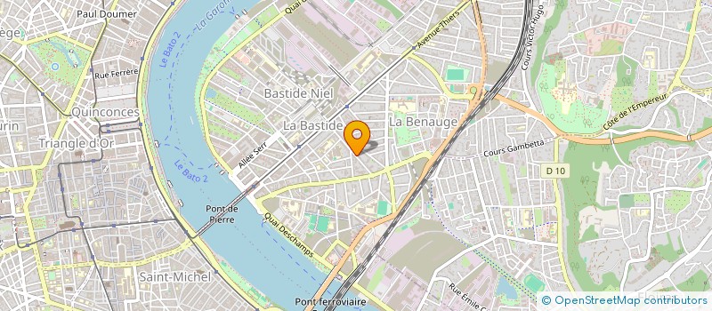 localisation de l'entreprise SCI LE ROUZIC 64  BORDEAUX