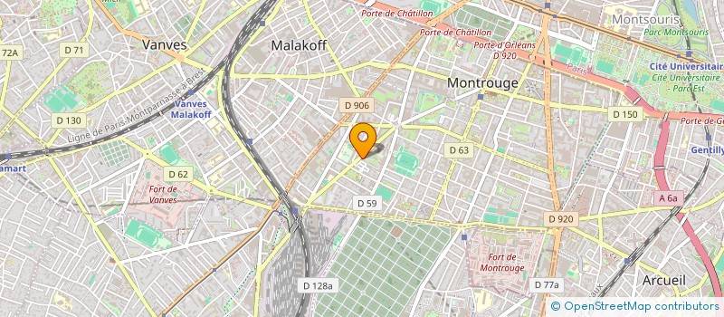 localisation de l'entreprise SCI LE ROY  MONTROUGE