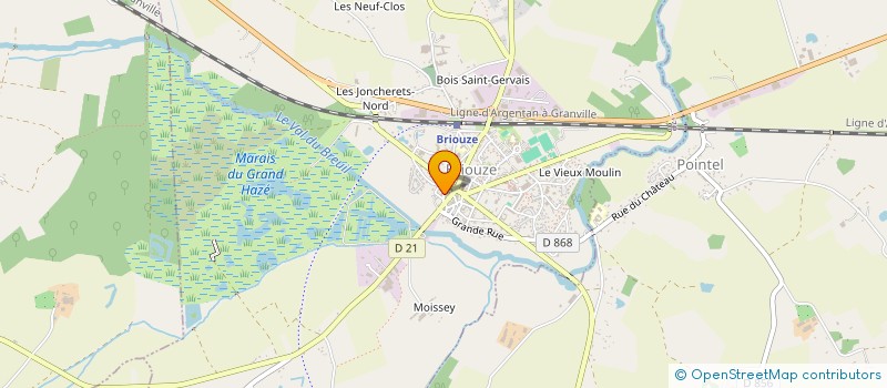 localisation de l'entreprise SCI LE ROY-SALLES à BRIOUZE