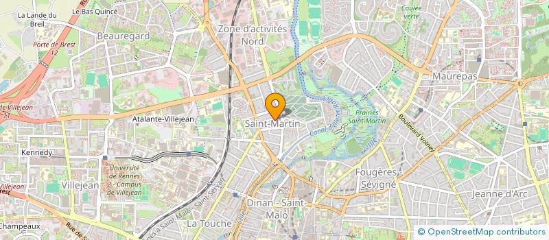localisation de l'entreprise SCI LE ROY YMAT  RENNES