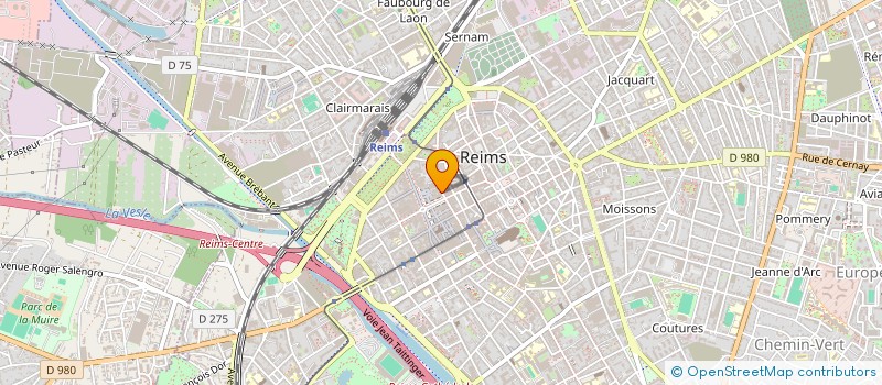 localisation de l'entreprise SCI LE ROYAL  REIMS