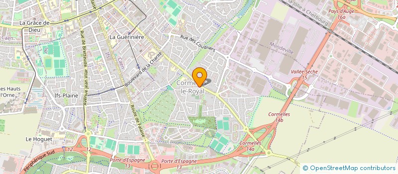 localisation de l'entreprise SCI LE ROYAL  CORMELLES-LE-ROYAL