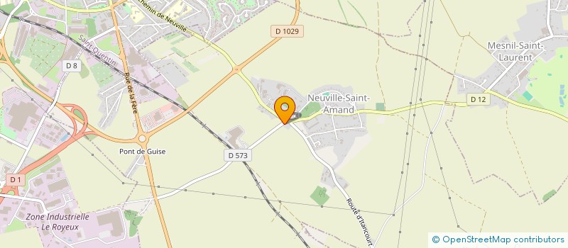 localisation de l'entreprise SCI LE ROYEUX à NEUVILLE-SAINT-AMAND