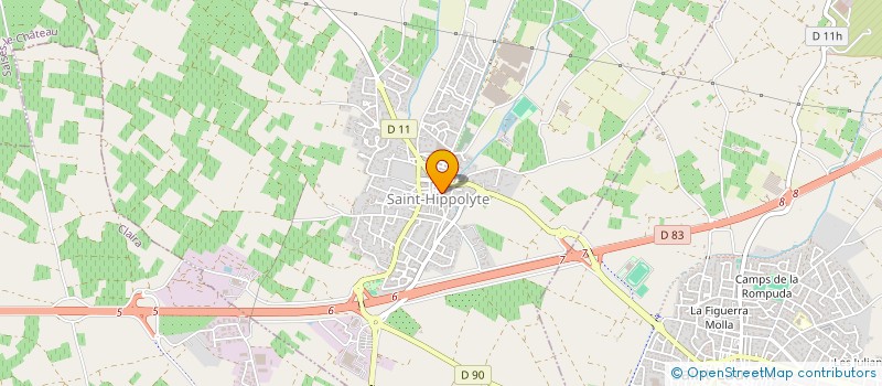 localisation de l'entreprise SCI LE ROYSTONEA  SAINT-HIPPOLYTE