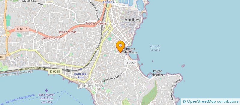 localisation de l'entreprise SCI LE RUAL à ANTIBES
