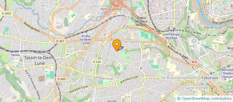 localisation de l'entreprise SCI LE RUBENS  LYON