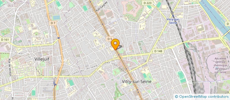 localisation de l'entreprise SCI LE RUCAER à VITRY-SUR-SEINE